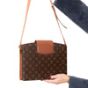 Louis Vuitton  Vintage Courcelle Monogram Leather Shoulder Bag