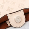 Louis Vuitton Carmel Cream Mahina Leather Hobo Bag.