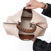 Louis Vuitton Carmel Cream Mahina Leather Hobo Bag.