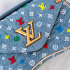 Louis Vuitton Blue Denim New Wave Bag