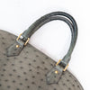 Louis Vuitton Grey Ostrich Leather Alma GM Bag