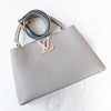 Louis Vuitton Capucines MM Grey Taurillon Leather Bag