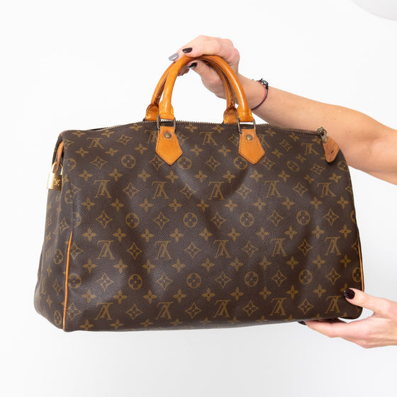 Louis Vuitton Speedy 40 Monogram Tote Bag