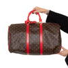 Louis Vuitton Keepall Bandoulière 45 Sari Red And Monogram