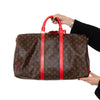 Louis Vuitton Keepall Bandoulière 45 Sari Red And Monogram