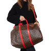 Louis Vuitton Keepall Bandoulière 45 Sari Red And Monogram