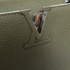Louis Vuitton Khaki Capucines MM Leather Bag