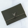 Louis Vuitton Khaki Compact Capucines Wallet