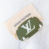 Louis Vuitton Khaki Cream Giant Monogram Pouch Bag