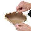 Louis Vuitton Khaki Cream Giant Monogram Pouch Bag