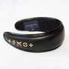 Louis Vuitton Leather Cruiser Black Headband