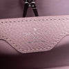Louis Vuitton Lilac Capucines BB Leather Bag Applique Flower