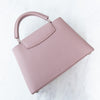 Louis Vuitton Lilac Capucines BB Leather Bag Applique Flower