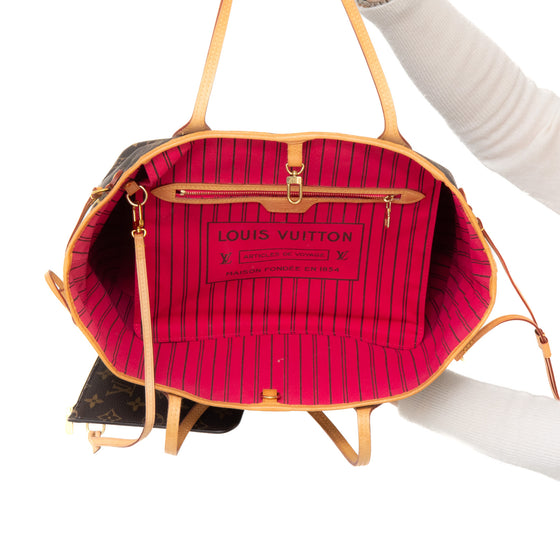 Louis Vuitton Love Lock Neverfull MM Monogram Tote Bag Limited Edition