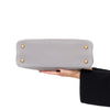 Louis Vuitton Capucines MM Grey Taurillon Leather Bag