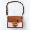 Louis Vuitton Mini Dauphine Brown Pink Leather Bag