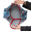 Louis Vuitton On The Go GM Patchwork Denim Tote Bag