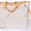 Louis Vuitton Rose Beige Damier Ebene Neverfull GM Bag