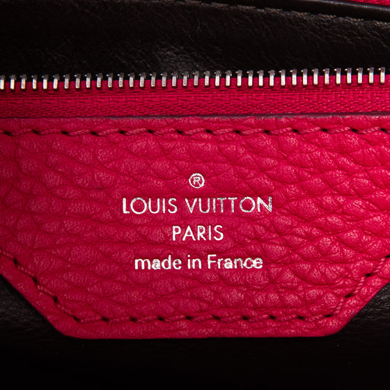 Louis Vuitton Capucines MM Fuchsia Taurillon Bag