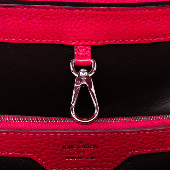 Louis Vuitton Capucines MM Fuchsia Taurillon Bag