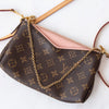 Louis Vuitton Monogram Canvas Rose Poudre Pallas Clutch Bag