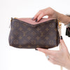 Louis Vuitton Monogram Canvas Rose Poudre Pallas Clutch Bag