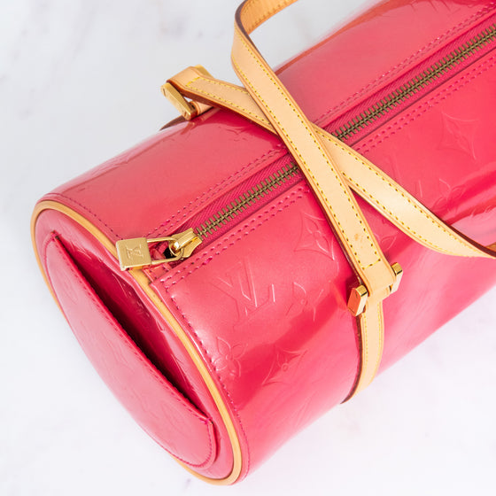 Louis Vuitton Vernis Bedford Framboise Monogram Patent Bag