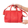 Louis Vuitton Sofia Coppola Red Leather Bag