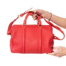  Louis Vuitton Sofia Coppola Red Leather Bag