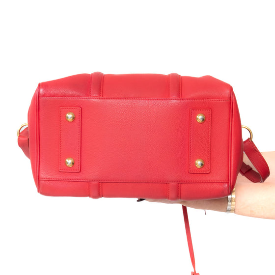 Louis Vuitton Sofia Coppola Red Leather Bag