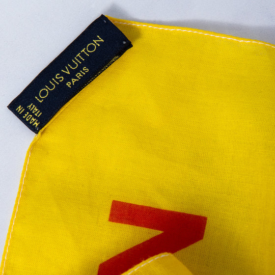 Louis Vuitton Cup Bandana Collector 2003 Cotton Square Scarf