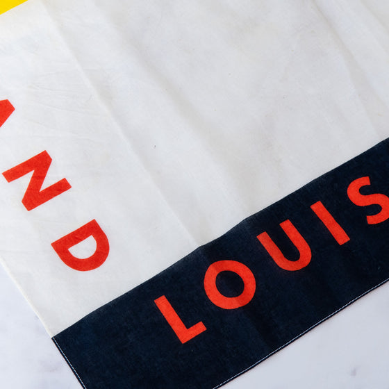 Louis Vuitton Cup Bandana Collector 2003 Cotton Square Scarf