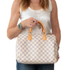 Louis Vuitton Speedy 30 Damier Azure Leather Bag