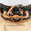Louis Vuitton Takashi Murakami Rita Black Multicolore Monogram Satchel Bag