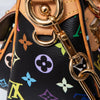 Louis Vuitton Takashi Murakami Rita Black Multicolore Monogram Satchel Bag