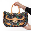 Louis Vuitton Takashi Murakami Rita Black Multicolore Monogram Satchel Bag