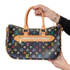 Louis Vuitton Takashi Murakami Rita Black Multicolore Monogram Satchel Bag
