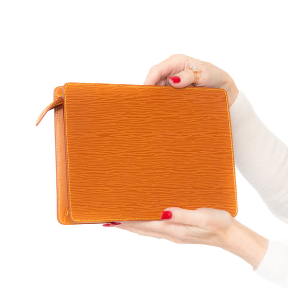 Louis Vuitton Cipango Epi Leather Pochette Bag