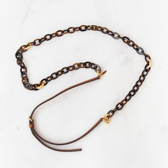 Louis Vuitton Resin Chain Link Belt Necklace