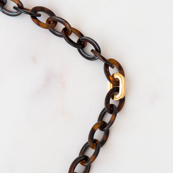 Louis Vuitton Resin Chain Link Belt Necklace