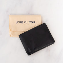  Louis Vuitton Black Damier Leather Bifold  Wallet