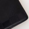 Louis Vuitton Black Damier Leather Bifold  Wallet
