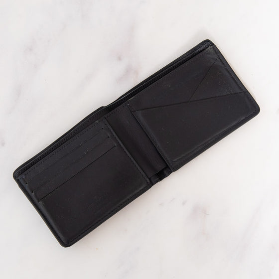 Louis Vuitton Black Damier Leather Bifold  Wallet