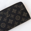 Louis Vuitton Black Monogram Mahina Constellation Leather Zippy Wallet