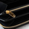 Louis Vuitton Black Monogram Mahina Constellation Leather Zippy Wallet