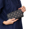 Louis Vuitton Black Monogram Mahina Constellation Leather Zippy Wallet