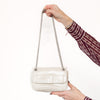 Lulu Guinness Oyster Patent Leather Crossbody Bag