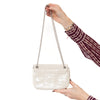 Lulu Guinness Oyster Patent Leather Crossbody Bag
