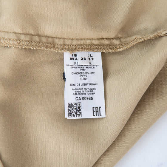 Isabel Marant Idety Light Khaki  Long Sleeve Blouse