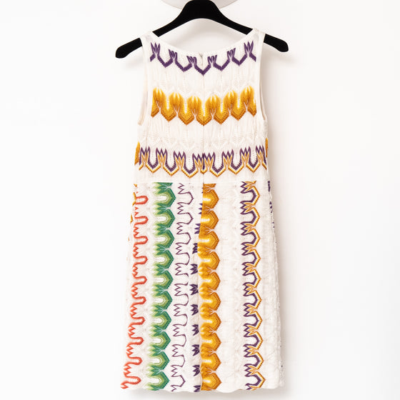 Missoni Multicoloured Stripe Midi Length Dress